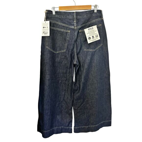 Anthropologie ETICA Jeans MATIS ULTRA WIDE LEG KAAN Size 31 NEW - Picture 5 of 8